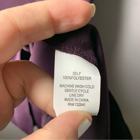 Amanda Uprichard deep plum purple sleveless mini dress women's size small - Picture 4 of 6
